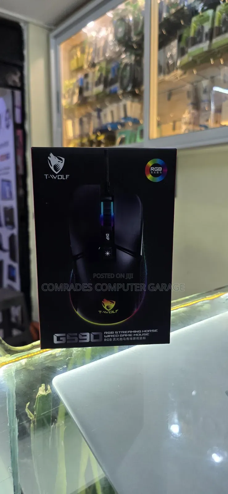 RGB Streaming Horse Wired Game Mouse