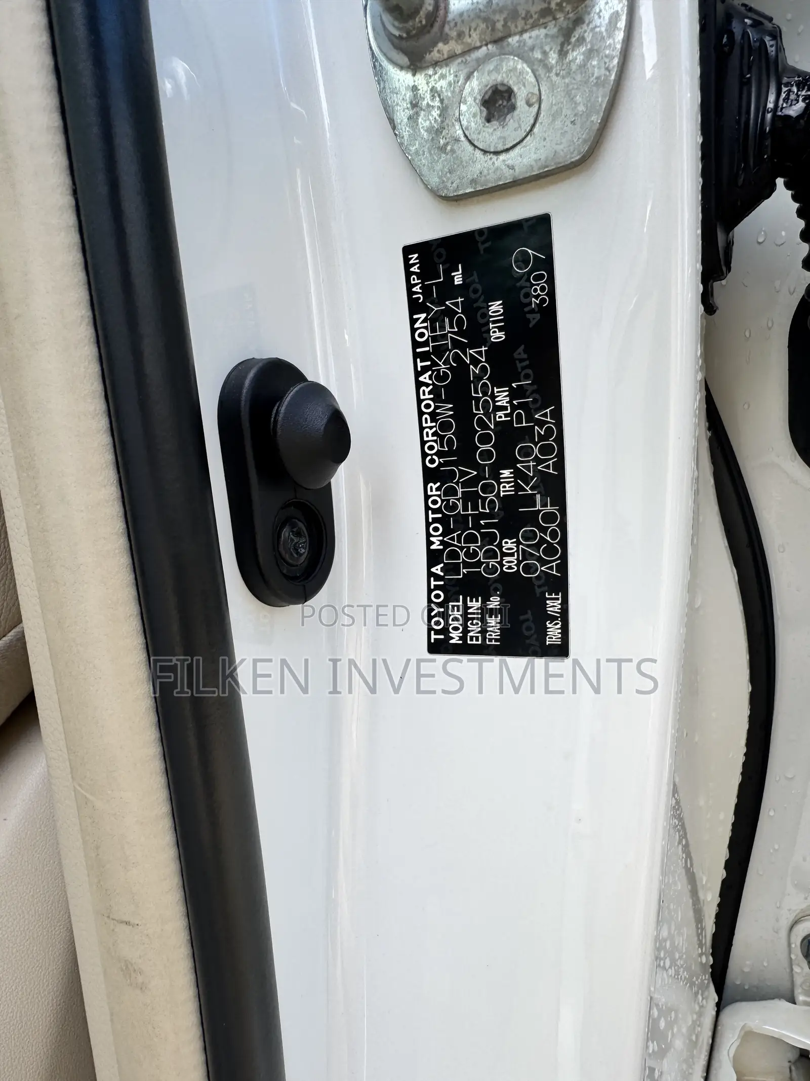 Toyota Land Cruiser Prado 2.8 2018 White