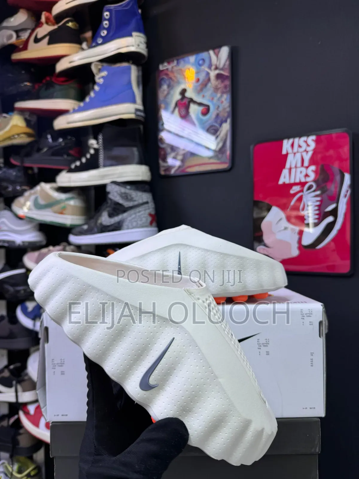 Nike Calm Mule in the "Sail" Sizes: _40 41 42 43 44 45_