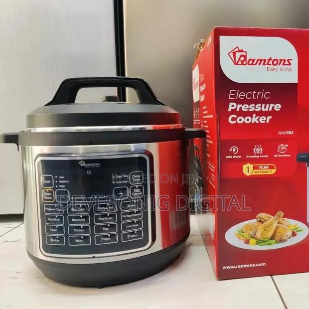Electric Pressure Cooker 8litres Rm782 With 18 Cooking Functios At 1mk