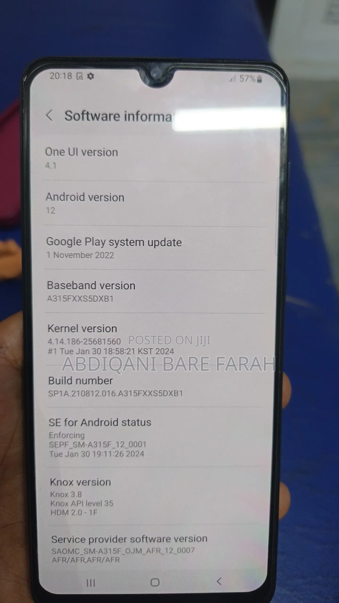Samsung Galaxy A31 128 GB Blue