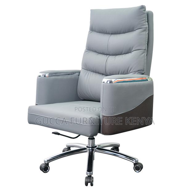 Leather Director's Adjustable Chair - thumbnail 2