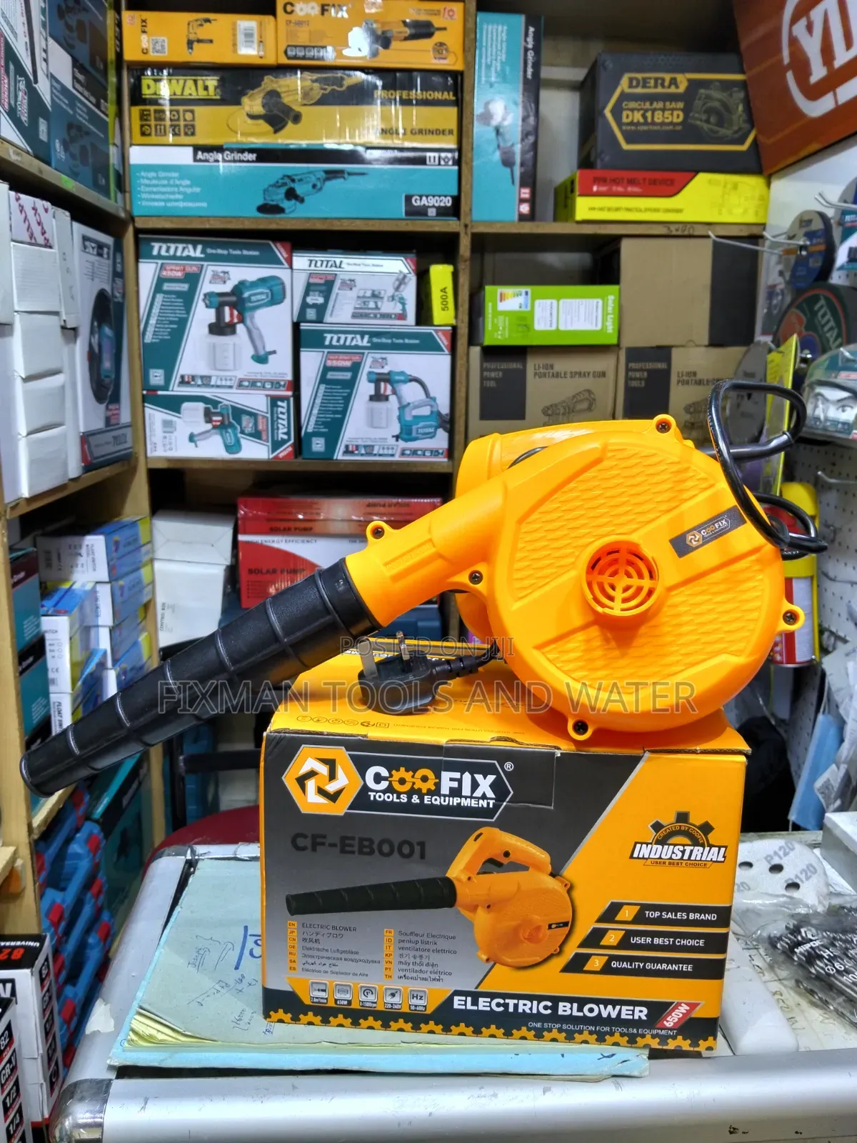 Coofix Industrial Blower 650 Watts 240 Volts