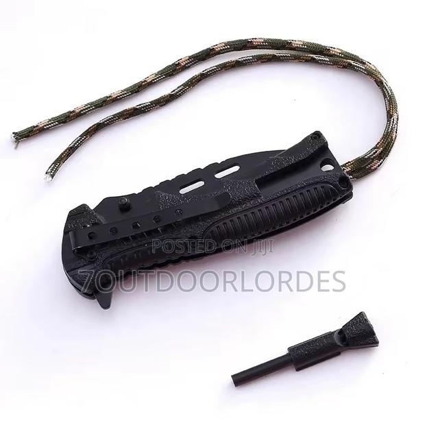 Tactical Survival Knife With Fire Starter - thumbnail 3