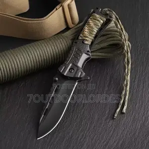 Tactical Survival Knife With Fire Starter