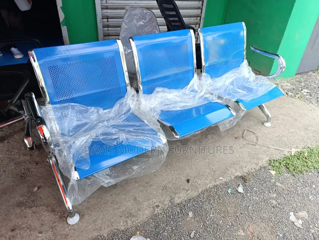 Blue Waiting Room Chairs