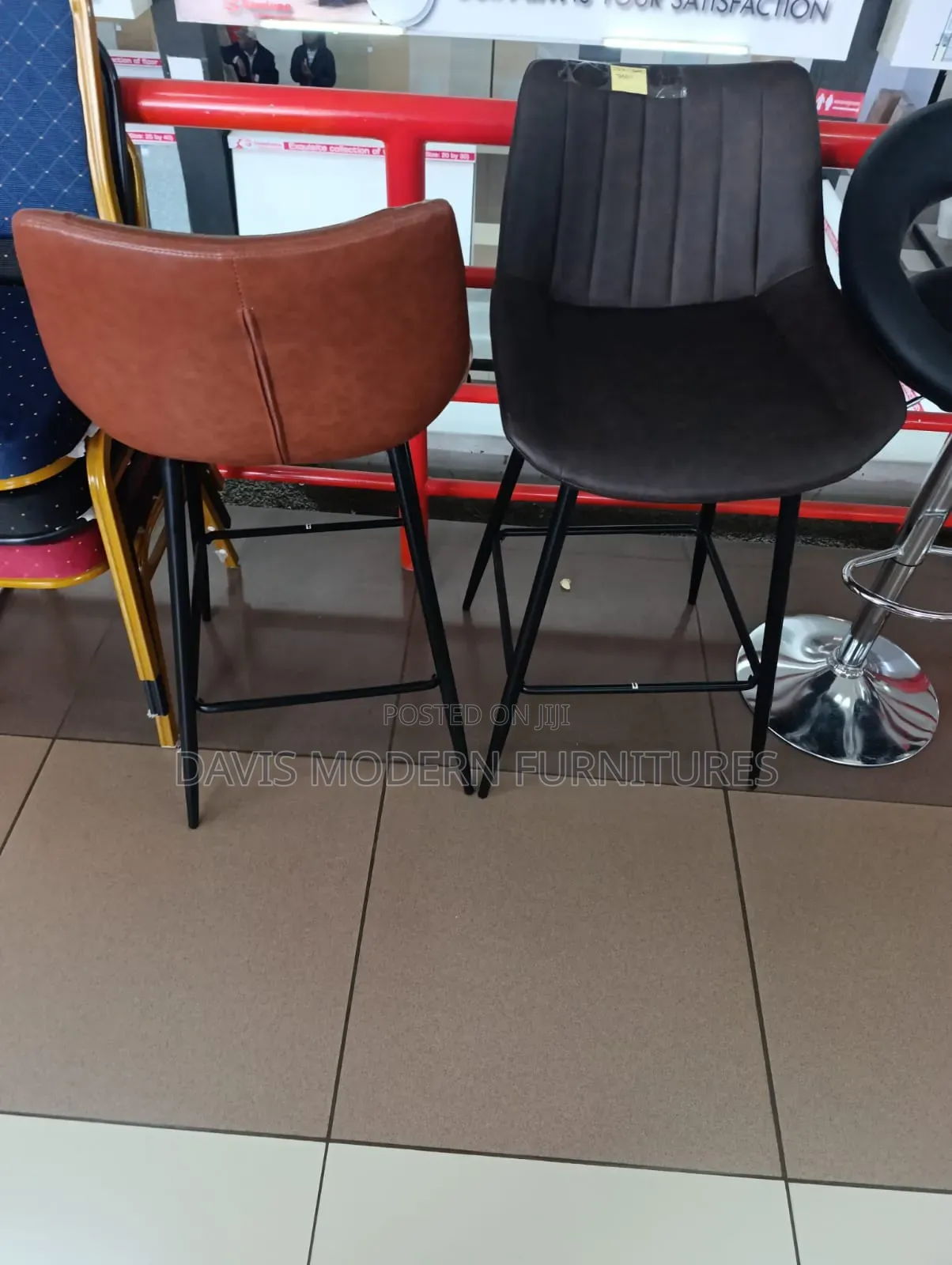 Black Legs Bar Stools