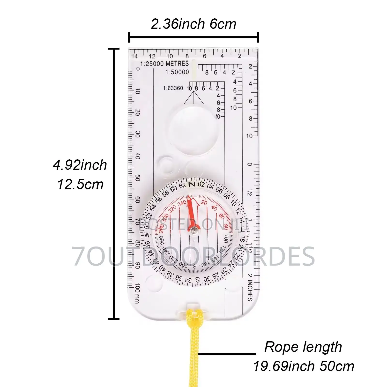 Multifunctional Outdoor Navigation Compass- Mil System
