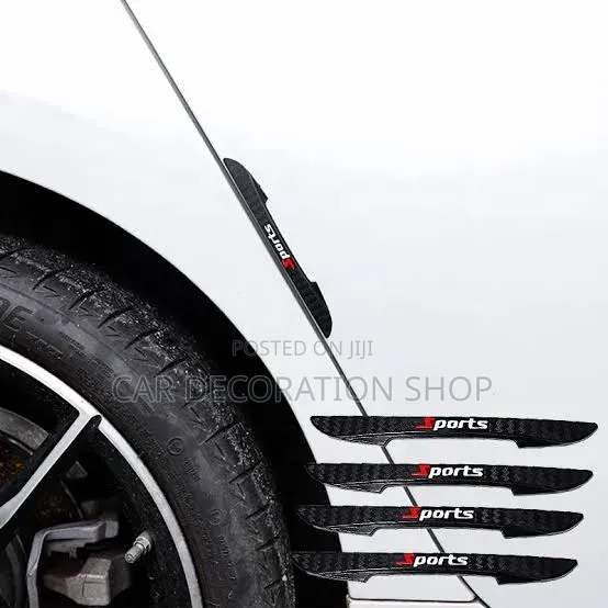 4pc Flexible Rubber Antiscratch Door Edge Paint Protector