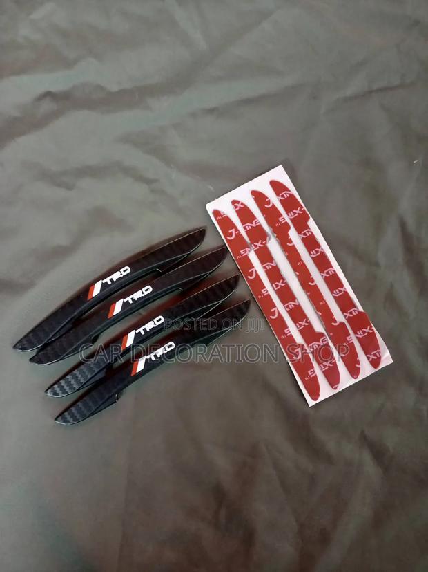 4pc TRD Rubber With Carbon Fiber Texture Finish