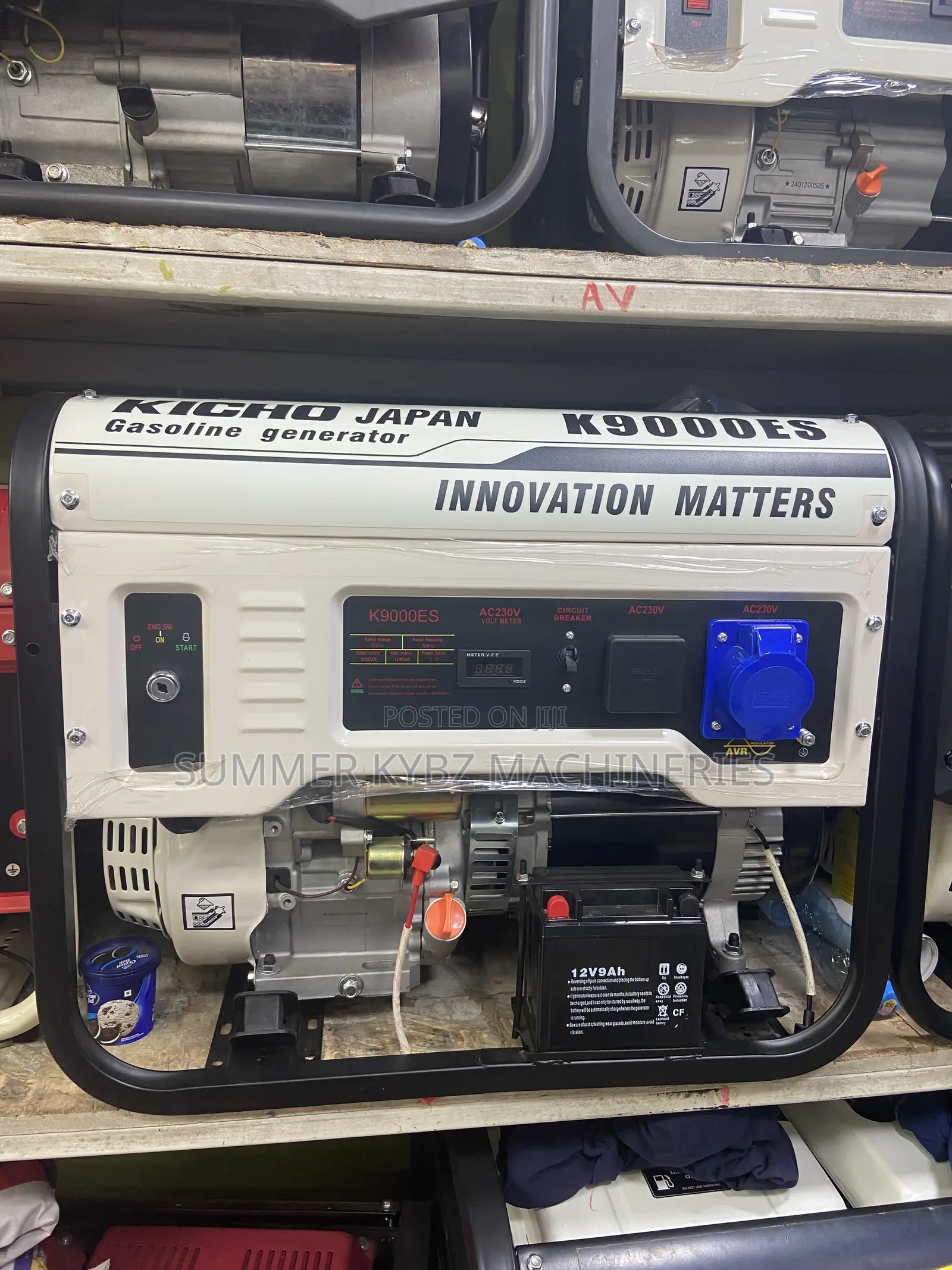 Kicho Japan K9000es Gasoline Generator 9.5 Kva