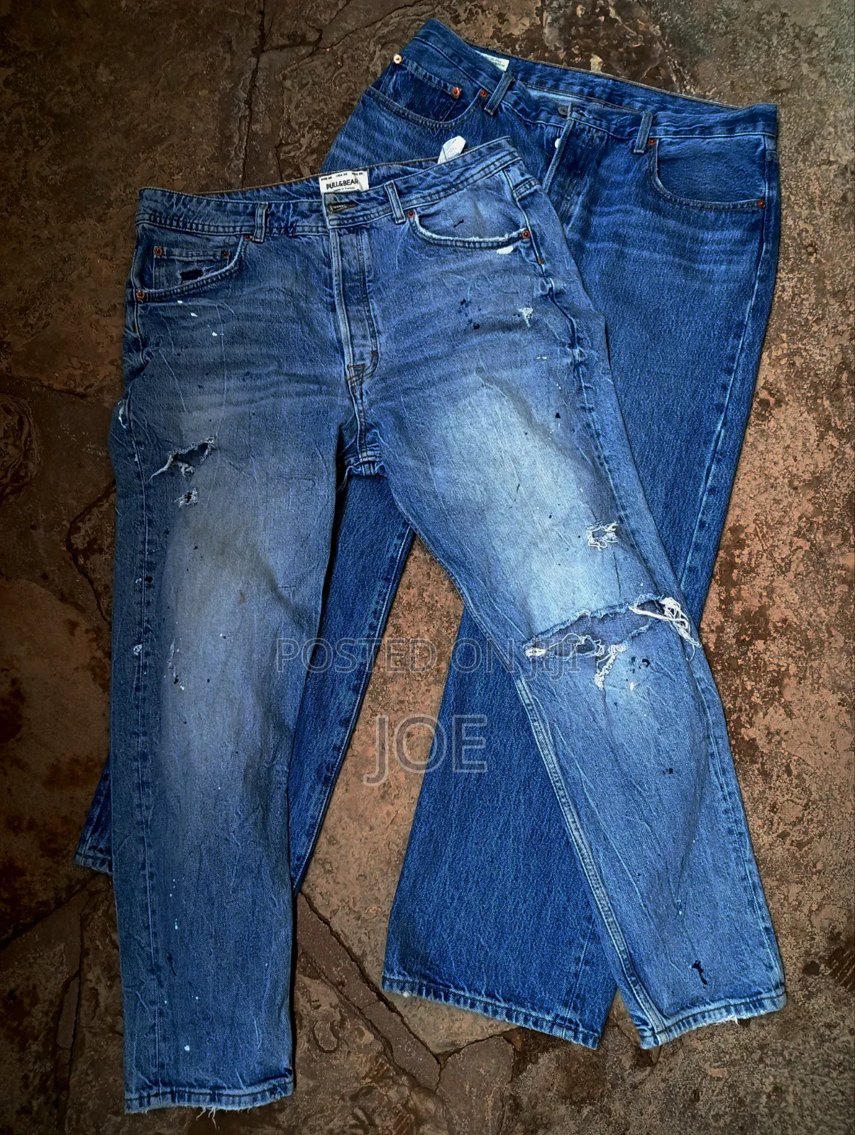 Raw Denim Jeans