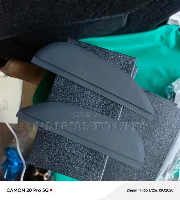 2pc PVC Side Mirror Rain Guards for Maximum Visibility