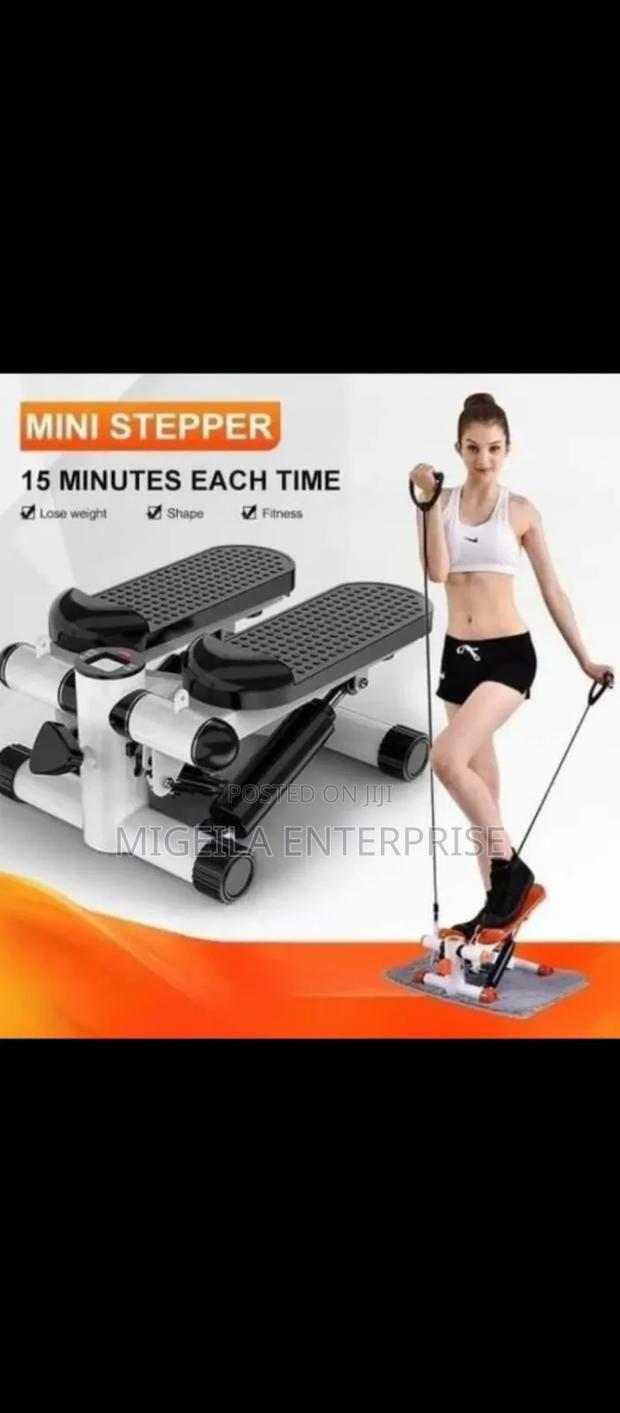 *_Mini Stepper With Resistance Bands*