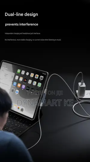 Usb Type C to 3.5mm Audio Adapter Pd 100w Fast Charging Dac for iPhone