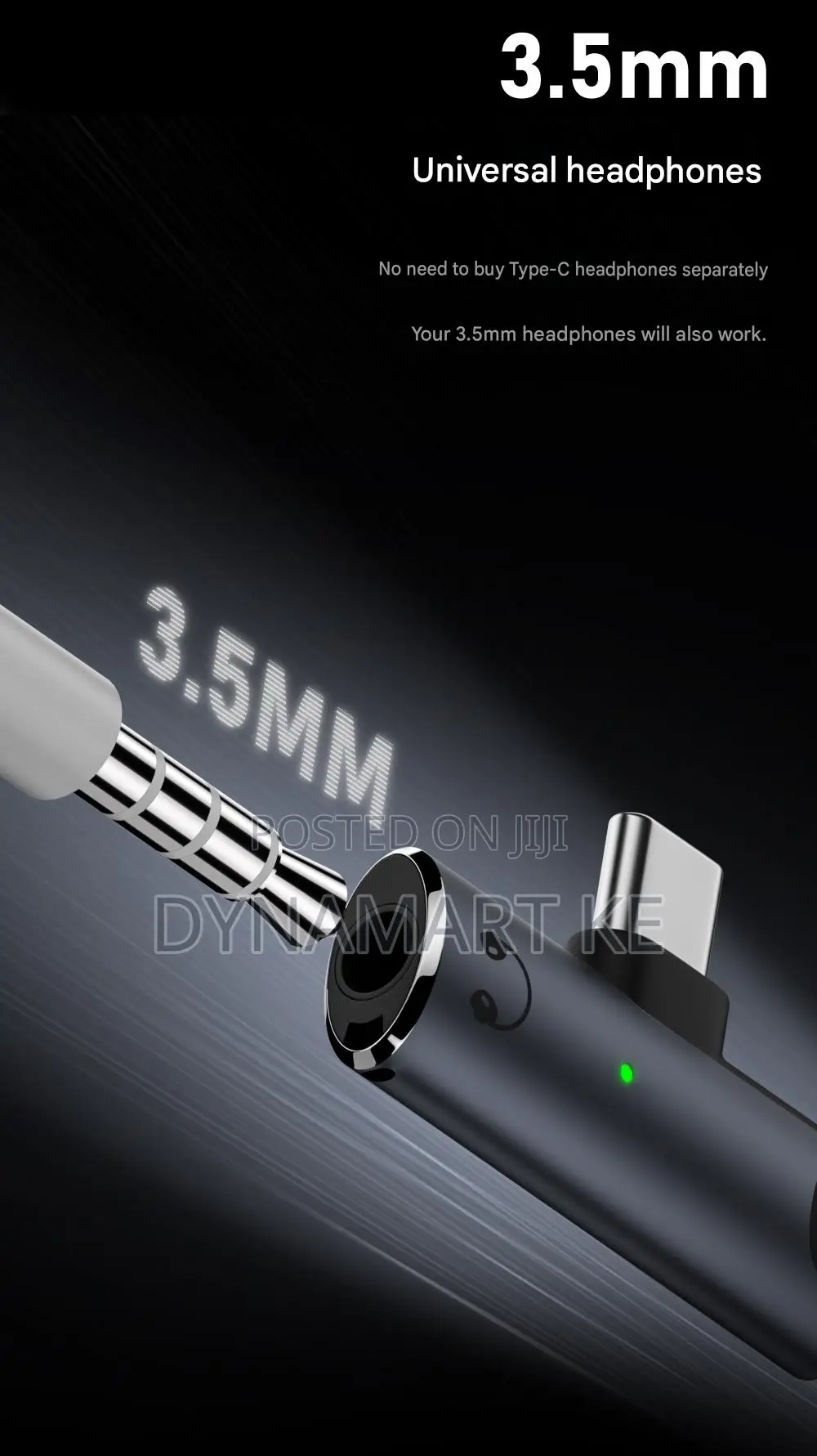 Usb Type C to 3.5mm Audio Adapter Pd 100w Fast Charging Dac for iPhone