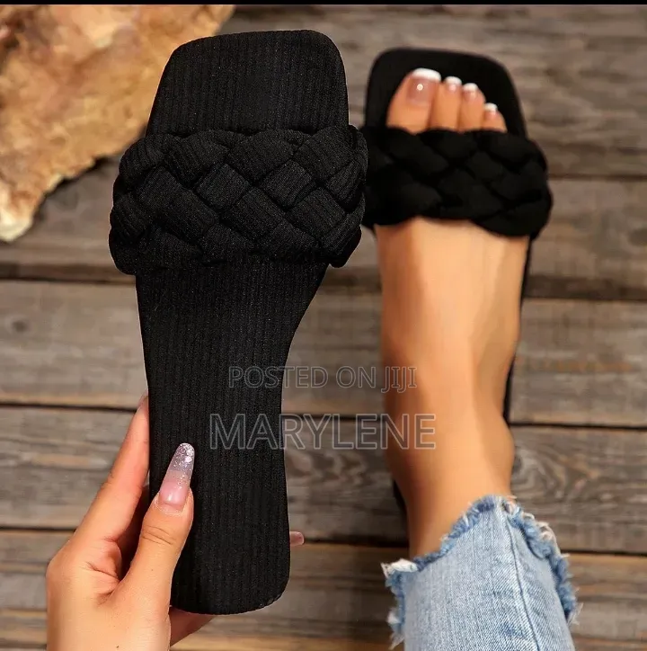 Ladies Braided Flat Sandals