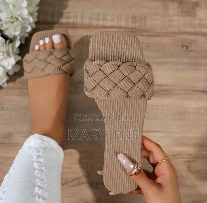 Ladies Braided Flat Sandals