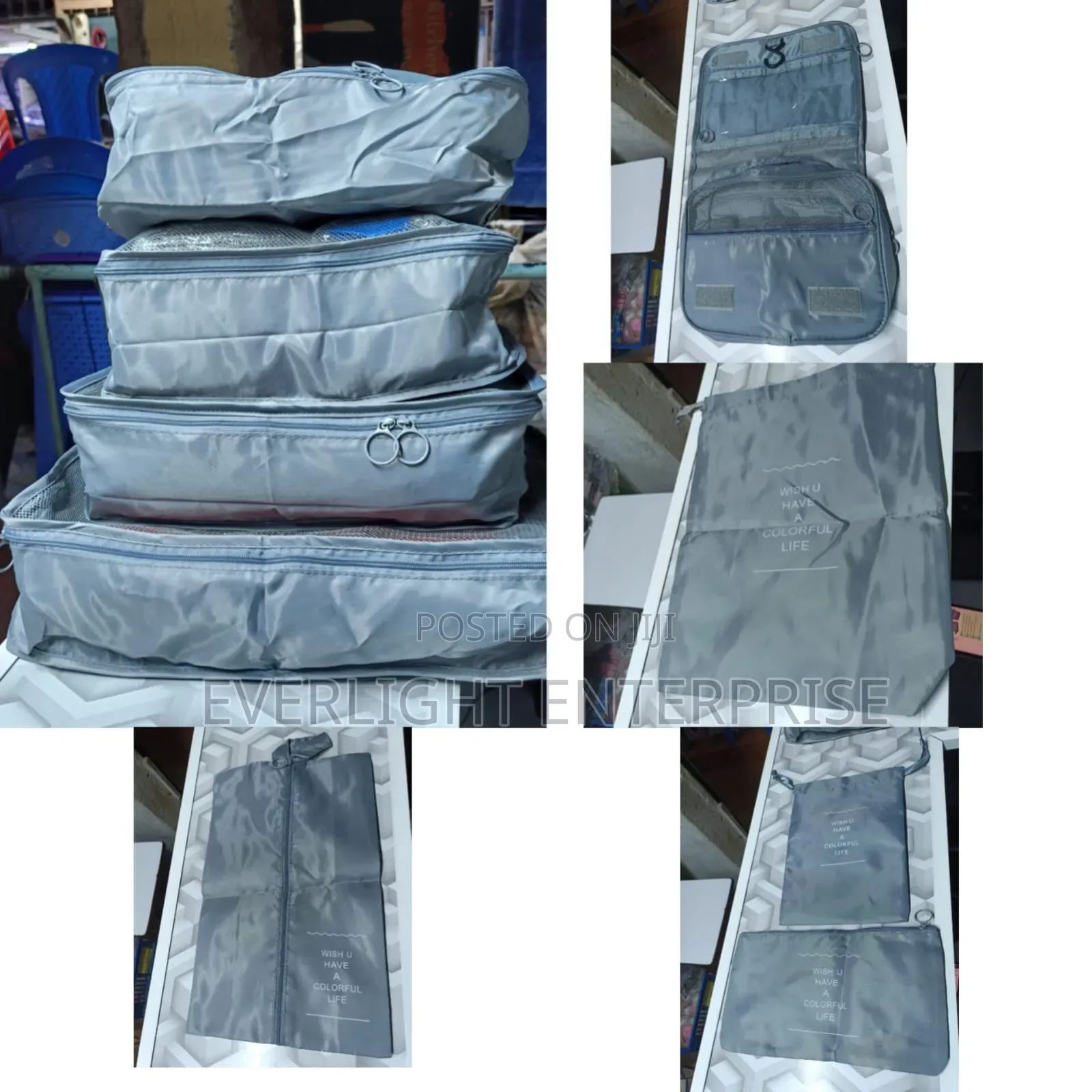 9pcs Travel Organiser