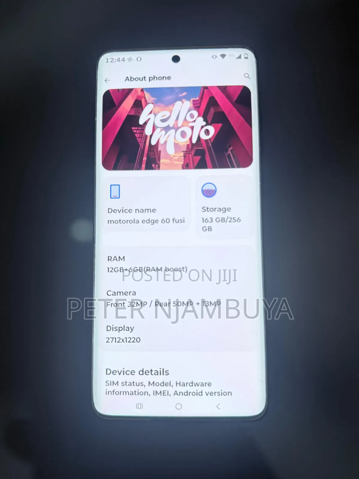 Motorola Edge 60 Fusion 256 GB Gray