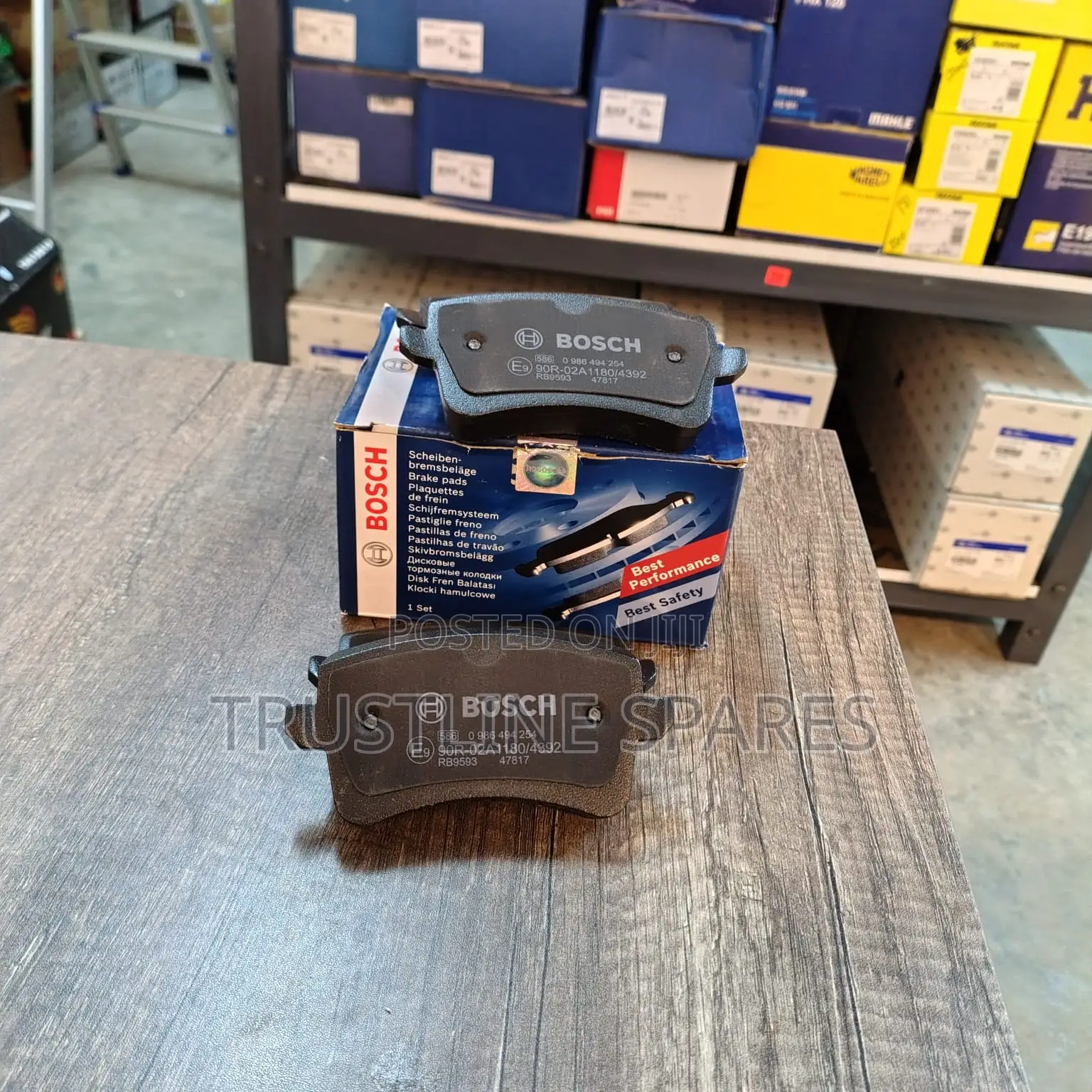 Vw Golf Mk5 Rear Brake Pads - Original Bosch Germany