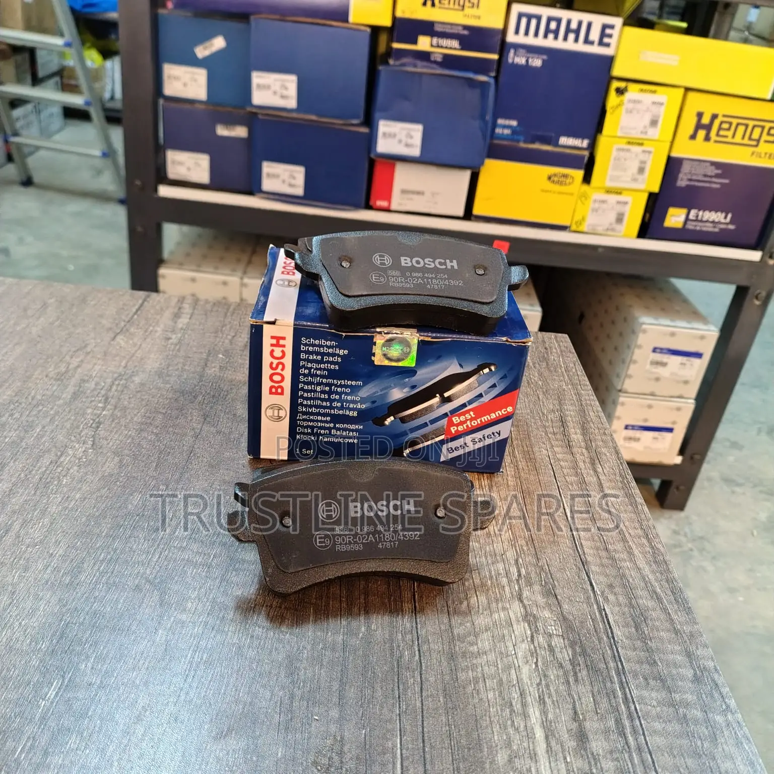 Vw Passat Rear Brake Pads - Original Bosch Germany