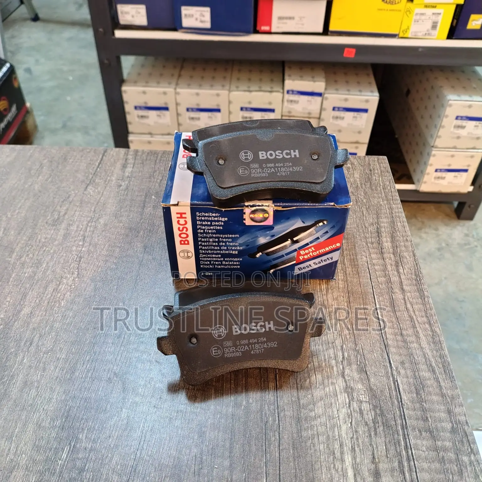Vw Tiguan Rear Brake Pads - Original Bosch Germany