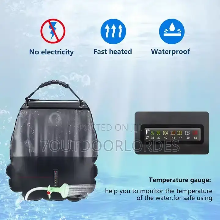 20l Camping Solar Shower Bag / Camping Shower
