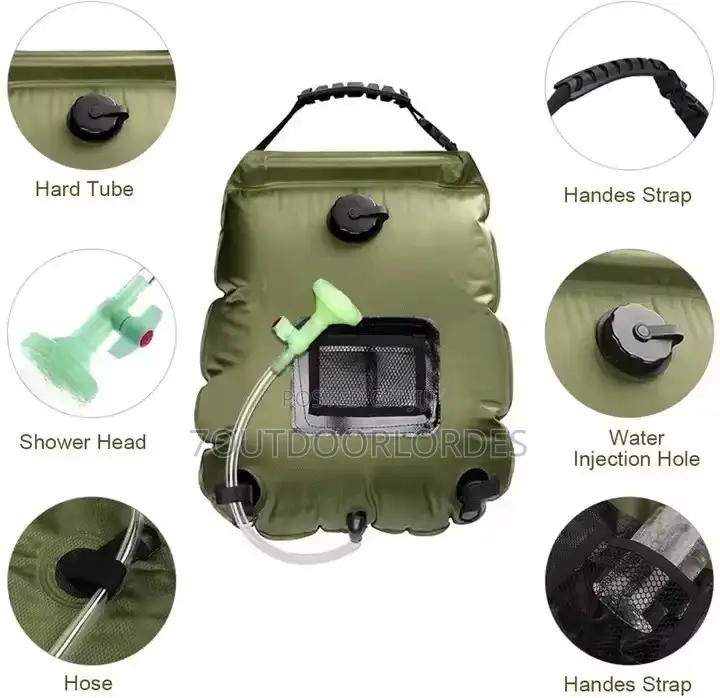 20l Camping Solar Shower Bag / Camping Shower