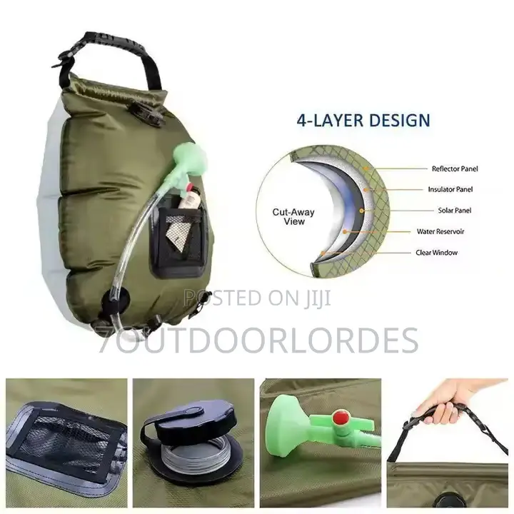 20l Camping Solar Shower Bag / Camping Shower