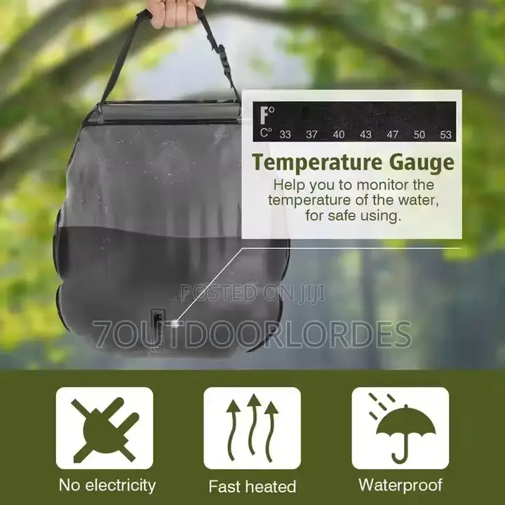 20l Camping Solar Shower Bag / Camping Shower