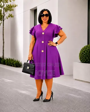 Short-Sleeved Skater Dress