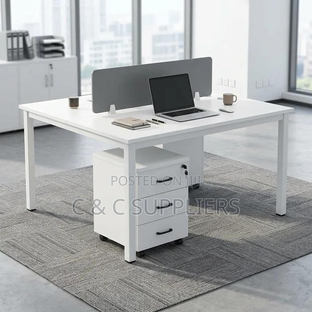 Workstation; 2 Way Shared Office Workstation - thumbnail 2