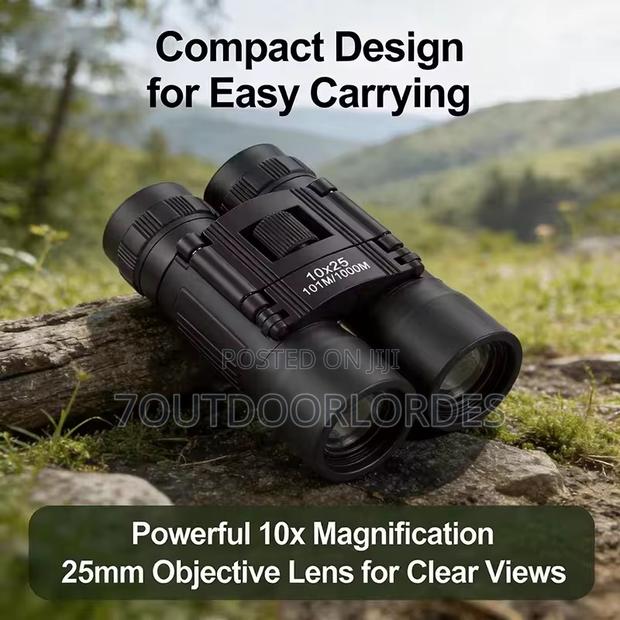 10x25 Compact Binoculars - main view