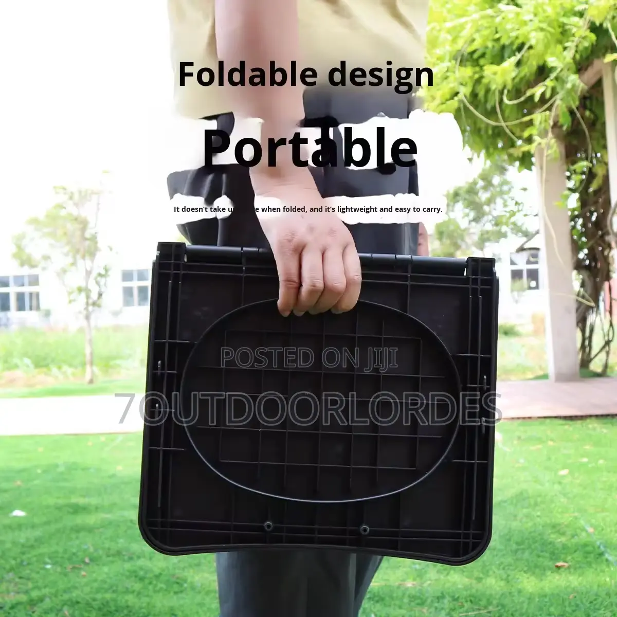 Foldable Portable Camping Toilet Stool