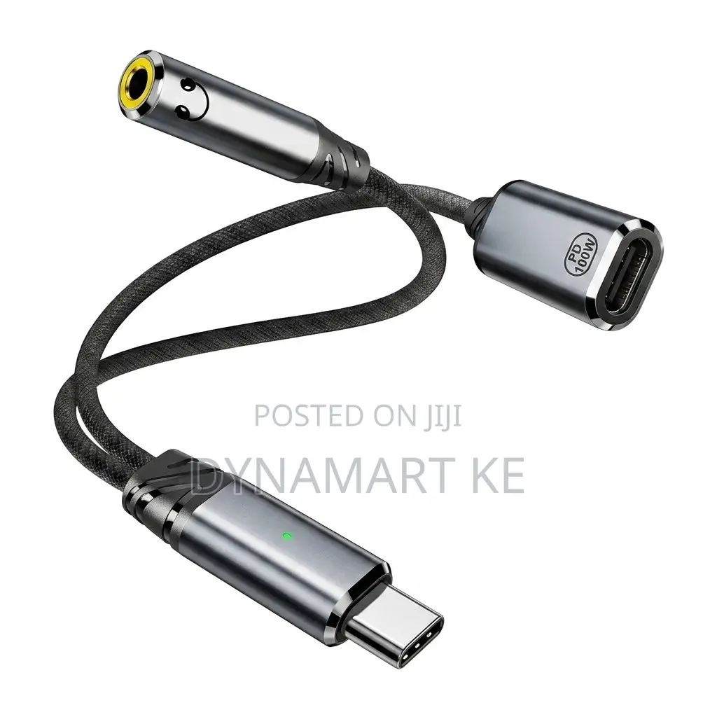 Type C To 3.5mm Aux Audio Cable Adapter Pd 100w Fast Charging Dac