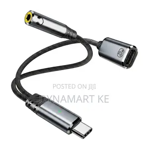 Type C To 3.5mm Aux Audio Cable Adapter Pd 100w Fast Charging Dac