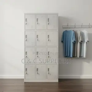 Office Cabinet; Steel 12 Door Office Locker Cabinet