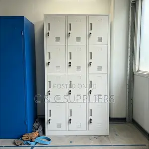 Office Cabinet; Steel 12 Door Office Locker Cabinet