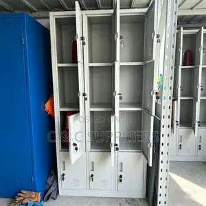 Office Cabinet; Steel 12 Door Office Locker Cabinet