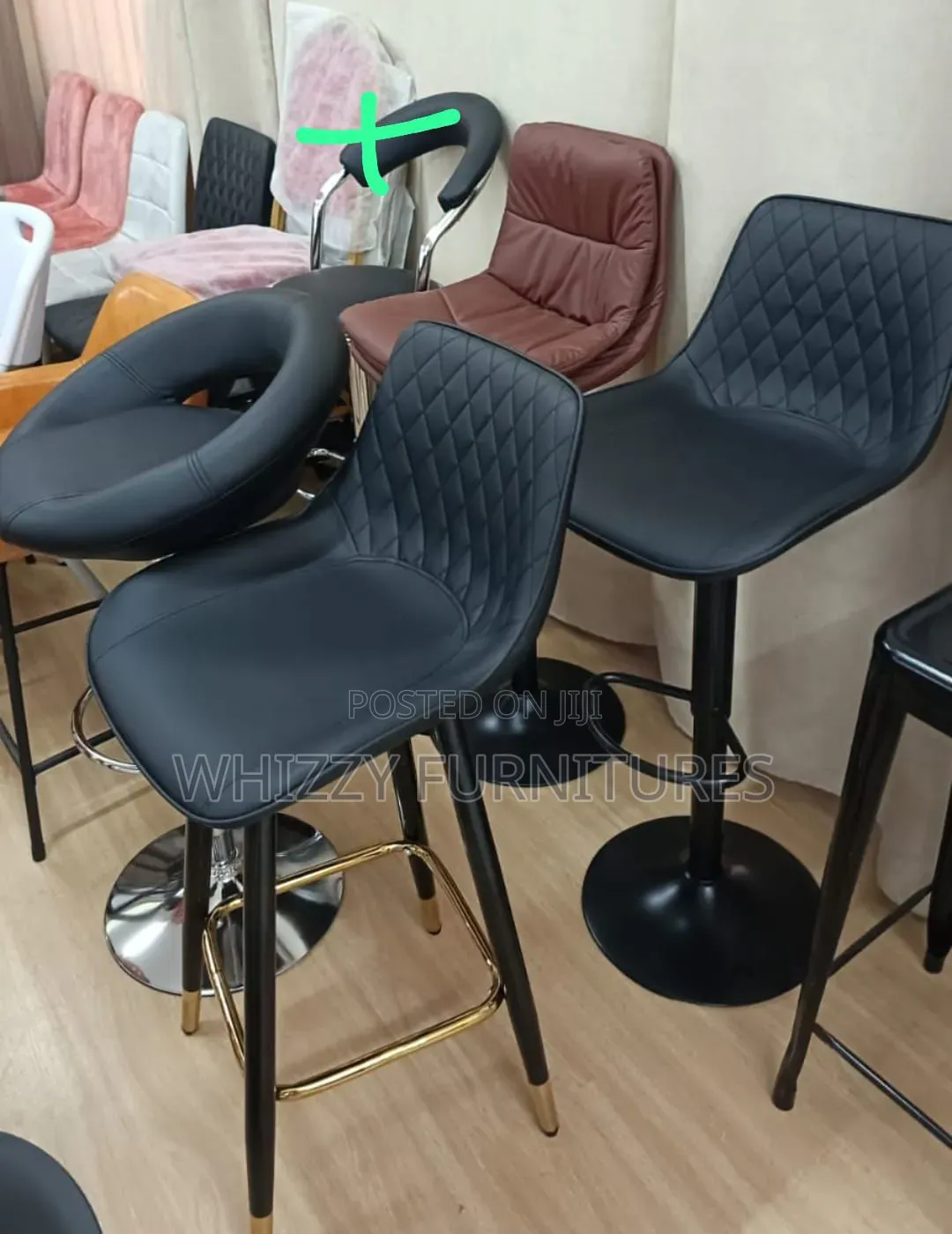 Black Counter Barstool