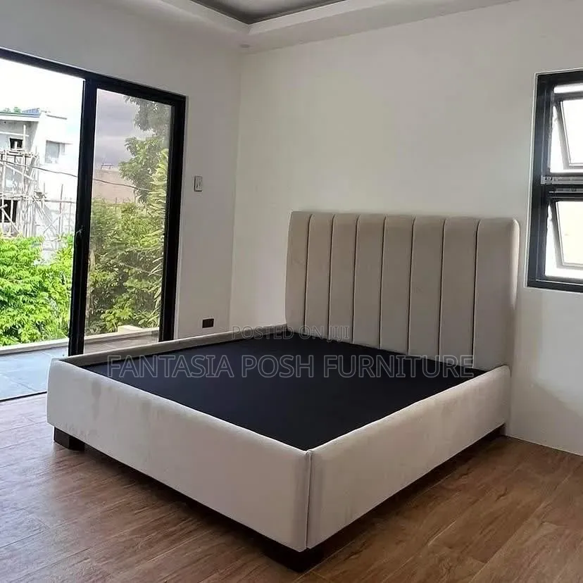 Beige 5 by 6 Chester Bed