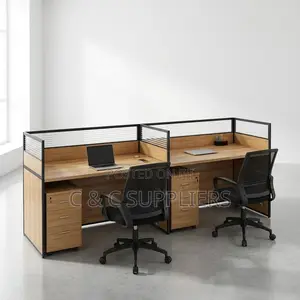 Office Workstation; Straight 2 Persons Office Work Desk