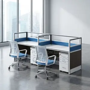 Office Workstation; Straight 2 Persons Office Work Desk