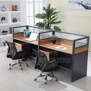 Office Workstation; Straight 2 Persons Office Work Desk