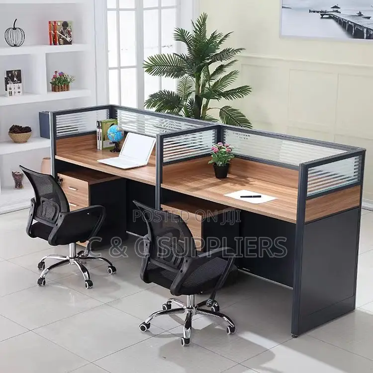 Office Workstation; Straight 2 Persons Office Work Desk