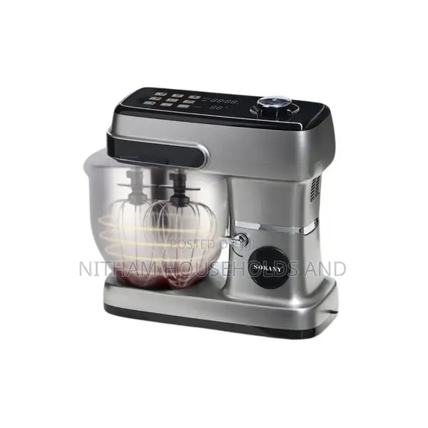 Sokany Sk‐05014 Digital Stand Mixer – 12 L, 2200 W