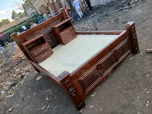 Solid Mahogany Walnut Kingly Bay 5*6 Queen Bed