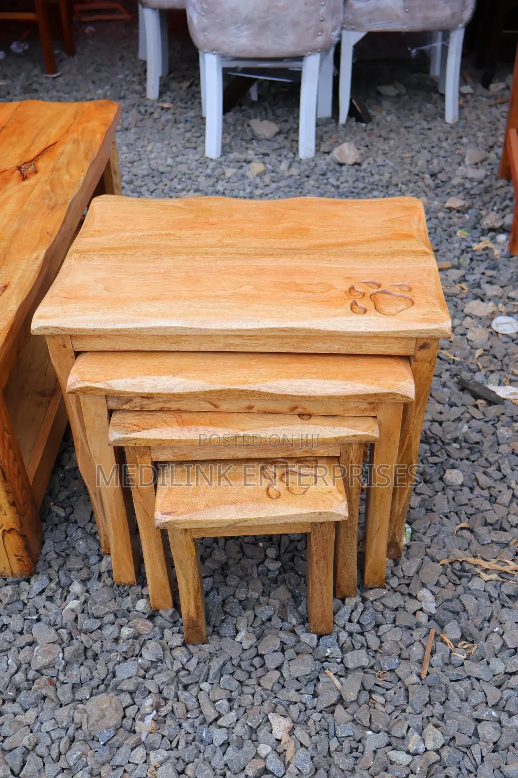 Meph Wooden Nestle Stools (Frankford Design)
