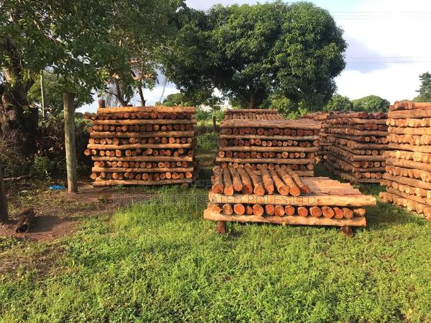 Quality Treated Poles 7ft (4-5 5-6inches Diameter) - thumbnail 3